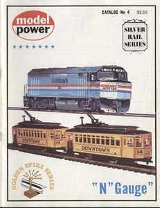 catalog MODEL POWER N Gauge 1972 Ready to run Train Sets USA Minitrix E bb - Picture 1 of 4