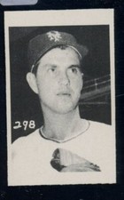 1955 All American Sports Club #298 Hoyt Wilhelm Giants HAND CUT LOOK!