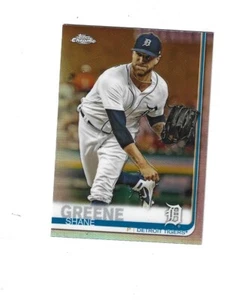 2019 Topps Chrome Refractors #21 Shane Greene DETROIT TIGERS - Picture 1 of 1