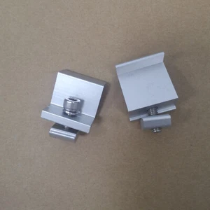 Endklemmen Mittelklemme 30 35 40 mm Halterung Dachbefestigung für PV Solarmodule - Bild 1 von 11