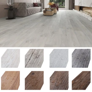 5.02m² Floor Planks Tile Self Adhesive Wood Effect PVC Flooring Kitchen Bathroom - Picture 1 of 90