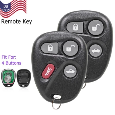 2 Repuestos para Cadillac 2003-2007 CTS Mando a distancia Llavero Entrada sin llave L2C0005T Foto 1 de 4