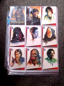 1993 Topps Star Wars Galaxy Complete 140 Series 1 Trading Card Set NM/MINT /PAGE - Picture 1 of 1