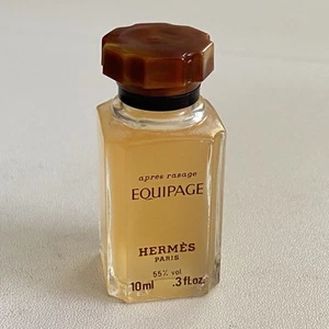 Hermes Equipage Après Rasage Aftershave Vintage Bottle .3 fl oz Travel Size - Picture 1 of 6