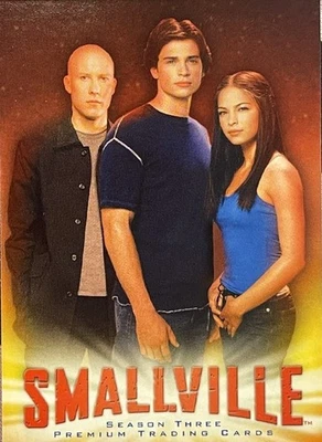 Tarjetas coleccionables premium de Smallville temporada 3 #SM3-1 2004 promoción Inkworks casi nuevas Foto 1 de 2