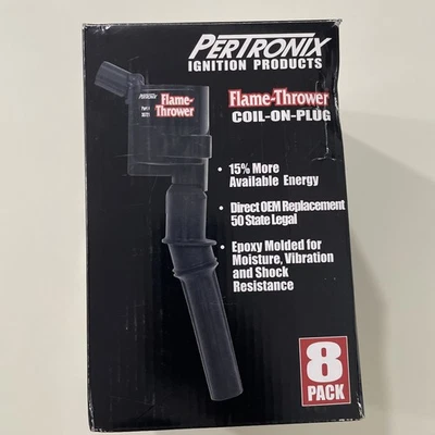 PerTronix 30728 Flame-Thrower Coil on Plug For 98-08 Ford 4.6/5.4L/6.8L Set of 8 - Image 1 of 4