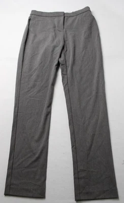 Calça Alfani Feminina Moderna Essencial Perna Reta JL3 Cinza Pimenta Tamanho 6 Nova Com Etiqueta - Imagem 1 de 4