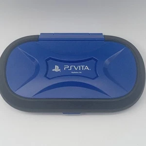 Sony PS Vita Blue Vault Hard Carrying Case PlayStation PSVita Travel Carry Case - Picture 1 of 8