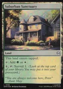 Suburban Sanctuary - Marvel's Spider-Man SPM - 185 - MTG Magic - Imagen 1 de 2