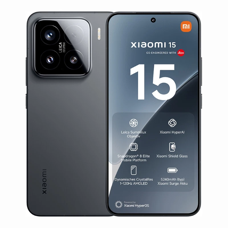 Xiaomi 15 12+512GB 6.36" 5G Black Garanzia Dual Sim Garanzia Europa - Immagine 1 di 1