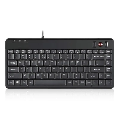 PERIBOARD-505H Wired Mini Keyboard with Built-in Trackball, 0.55 Inch Trackba... - Image 1 of 4
