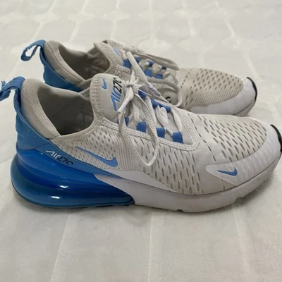 Nike Men's Air Max 270 Shoes Sneakers White Blue Size 8.5 Running Training - Image 1 of 4