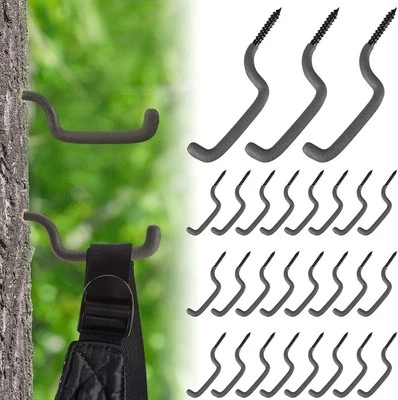 Amylove Bow Hangers for Tree Stand Hooks Hunting Archery Gray  - Image 1 of 4