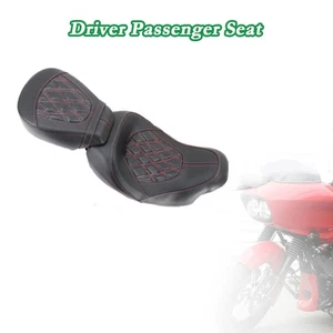 Asiento de conductor pasajero liso nuevo se adapta a Harley Electra Glide Police FLHTP - Imagen 1 de 8