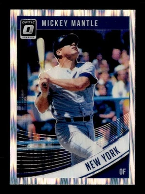 Tarjeta de variación de apodo paralelo Donruss Optic Prizm Mickey Mantle Shock 2018 Foto 1 de 2