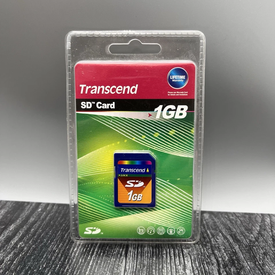 Transcend 1 GB SD Flash Memory Card TS1GSDC - Image 1 of 2