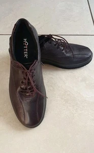 Women's Hotter Tone II Aubergine Leather Comfort Shoes Uk 6 STD, BNWT - Picture 1 of 13