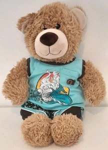 Surf Bear Build a Bear Plush 2020 35cm Tall - Picture 1 of 7