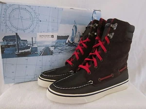 SPERRY 9301242 Top Sider Acklins Oliva Nylon Marrón Botas Zapatos EE. UU. 7 M UE 37 NUEVO SIN CAJA - Imagen 1 de 6