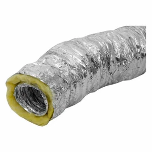 Aluminium Insulated Acoustic Flexible Hose Air Duct Ventilation Tube - Picture 1 of 5