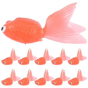 20pcs Practical Fake Fish Kids Water Toys Artificial Goldfish - Picture 1 of 12