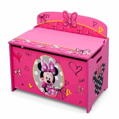 Disney Minnie Mouse Deluxe деревянная коробка для игрушек детская мебель новый подарок - Изображение 1 из 4