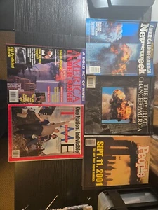 Five (5) 9/11 Commemorative Magazines from TIME, NEWSWEEK, PEOPLE, 2 see pics - Picture 1 of 8