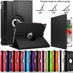 For iPad 9.7 Inch 6th/5th Gen /Air 2 /Air 1 360° Rotating Smart Stand Flip Case