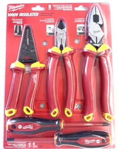 Milwaukee 48-22-2215 1000V Insulated Electricians Hand Tool Set - 5 PC NEW! - Picture 1 of 2