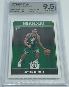 ☘ JAYSON TATUM ☘ 2017-18 NBA HOOPS - #253 - Rookie Card / RC - OCE 9.5 GEM MINT - Picture 1 of 7