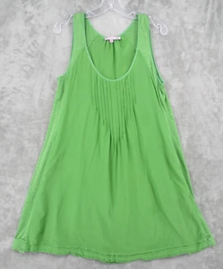 Calypso St Barth Dress Womens Medium Silk Linen Pocket Mini Pleated Beach Resort - Picture 1 of 13