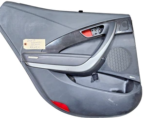 2013 2014 HYUNDAI AZERA REAR LEFT DRIVER DOOR TRIM PANEL COLOR BLACK OEM - Picture 1 of 8