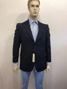 CORDOVAN & GREY THE GENTLEMEN'S COLLECTION LINE BLAZER/SPORT COAT NAVY 38R - Picture 1 of 11