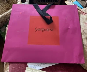 NEW Saint Laurent 2024 Holiday Shopping Bag - 22x18 X6 Some Damage - Picture 1 of 5