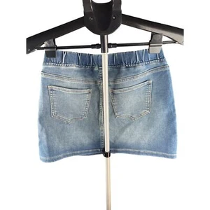 Gap NWT denim mini skirt Sz  XXL junior (12) drawstring with pockets - Picture 1 of 5