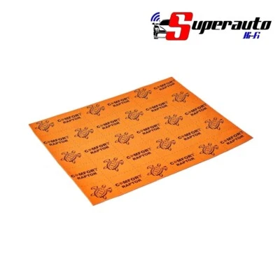 Comfort Mat RAPTOR Isolante Acustico Fonoassorbente Auto 700x 480x 4 mm 1 foglio - Immagine 1 di 4