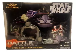 JUEGO DE FIGURAS DE ACCIÓN DE ESCARAMUZA DE STAR WARS EN EL SENADO DE HACHASBRO (J9) - Imagen 1 de 10