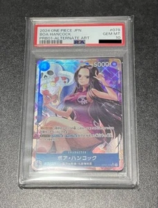 Tarjeta PSA 10 Boa Hancock OP01-078 SR arte antiguo UNA PIEZA la mejor PRB-01 Japón 2024 - Imagen 1 de 1