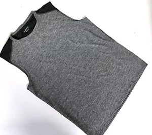 BCG Dri Fit Tank Top Boys Youth XL Black and Gray Compression Fitted - Picture 1 of 6