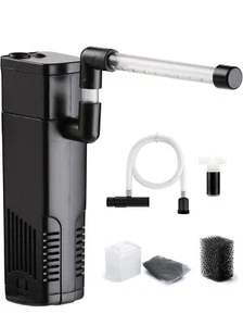 Filtro sommergibile interno acquario acquario pesci PICCOLO NANO SERBATOI fino a 50L 200LPH - Foto 1 di 15