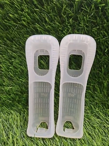 Nintendo Wii Clear Silicone Cover Sleeve Wii Remote Motion Plus OEM 2X - Picture 1 of 1