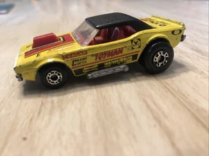 Vintage rare Toy Car Matchbox 1975 Yellow Superfast Dodge Challenger D/174 PRO - Picture 1 of 5