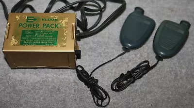 VINTAGE ELDON ELIMINATOR DRAG RACING SLOT CAR POWER PACK & 2 CONTROLLERS - Image 1 of 4