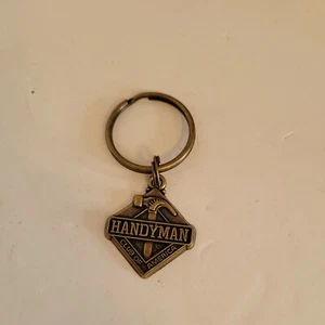 Vintage 1990s Handyman Club of America Key Chain Keychain Fob Hammer Logo - Picture 1 of 2