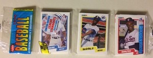 1990 Fleer Baseball Card Rack Pack Juan Gonzalez Ken Griffey, Jr. Sammy Sosa