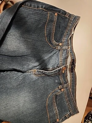 Woman's Size 12daisy Fuentes Dark Blue Jeans - Image 1 of 4