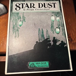 Stardust by Hoagy Carmichael, 1929, Vintage Piano, Excellent Condition, 7 Pages - Picture 1 of 4