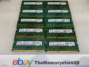 Job Lot 10 x 4GB Samsung 1RX8 DDR3L PC3L-12800 Memory Laptop RAM SODIMM 204 pin - Picture 1 of 3