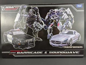 Transformers Asia Premium Series Barricade Soundwave SEALED Takara APS-03 DOTM - Picture 1 of 5