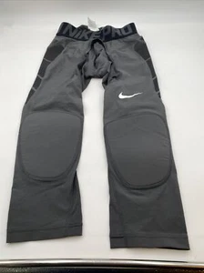 NWOT NIKE PRO Hyperstrong Boys Size XS Gray Tights Baseball Compression Pants - Picture 1 of 15